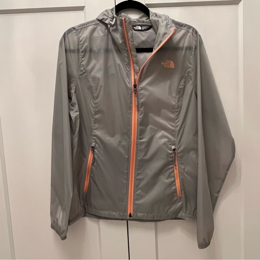 The North Face
Cyclone Water Repellent Rain Jacket Windbreaker Gray/Peach Size M - Picture 5 of 8